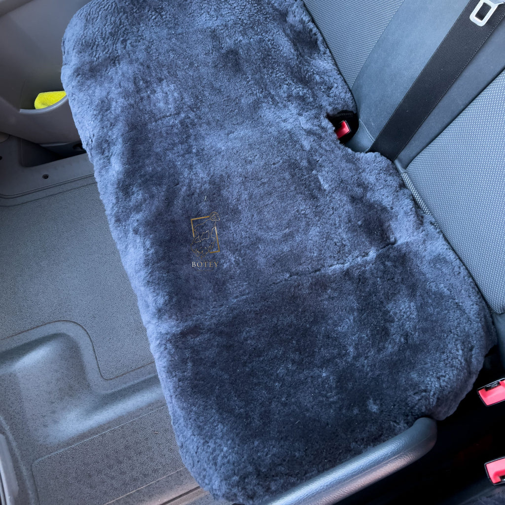 Sheepskin Van Seat Covers (1+2) Grey – Natural Fur Universal Fit