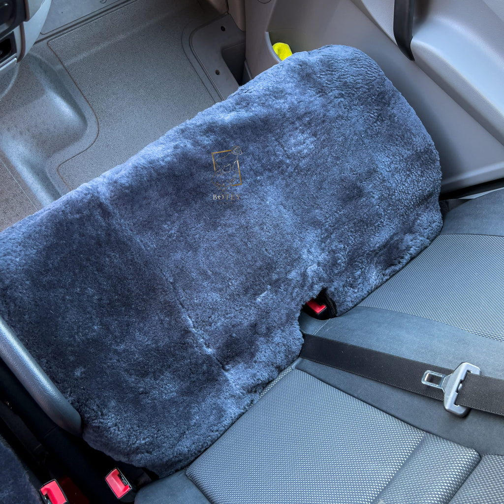 Sheepskin Van Seat Covers (1+2) Grey – Natural Fur Universal Fit