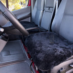 Sheepskin Van Seat Covers (1+2) Black – Natural Fur Universal Fit