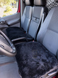 Sheepskin Van Seat Covers (1+2) Grey – Natural Fur Universal Fit