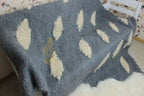 Carpathian Wool Blanket “Clouds” 150×200 cm – Handmade Natural Wool