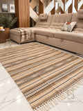 Handmade Hutsul Wool Rug Beige2  – Natural Wool Carpet 200×140 cm