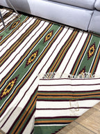 Handmade Hutsul Wool Rug “Kosiv” – Natural Wool Carpet 200×140 cm