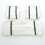 White Sheepskin Front Seat Covers – 100% Natural Universal Fit