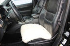 Sheepskin Seat Pad White 50×50 cm (Short Pile) – Natural Fur Cushion