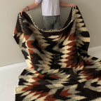Carpathian Wool Blanket “Legend” 150×200 cm – Premium Handmade Natural Wool