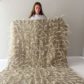 Carpathian Long Wool Blanket 150×210 cm – Premium Handmade Natural Wool