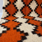 Carpathian Wool Blanket “Steppe” 150×200 cm – Premium Handmade Natural Wool