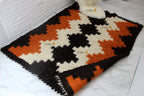Carpathian Wool Blanket “Steps of Success Bouclé” 150×200 cm – Premium Handmade Natural Wool