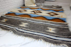 Carpathian Wool Blanket “Mountains” 150×210 cm – Premium Handmade Natural Wool