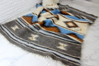 Carpathian Wool Blanket “Mountains” 150×210 cm – Premium Handmade Natural Wool