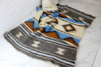 Carpathian Wool Blanket “Mountains” 150×210 cm – Premium Handmade Natural Wool
