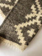 Carpathian Wool Blanket “Bokeh” 150×220 cm – Premium Handmade Natural Wool