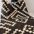 Carpathian Wool Blanket “Lord” 150×220 cm – Premium Handmade Natural Wool