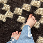Carpathian Wool Blanket “Lord” 150×220 cm – Premium Handmade Natural Wool