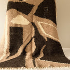 Carpathian Wool Blanket “Gorgany” 200×220 cm – Premium Handmade Natural Wool