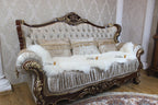 Natural Sheepskin Sofa Cover White 200×65 cm – Premium Wool Throw
