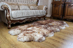 Sheepskin Rug 4-in-1 Copper Ombre (200×110 cm) – Natural Fur Carpet