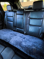 Sheepskin Rear Seat Covers Grey (140×50 cm) – Natural Fur Universal Fit