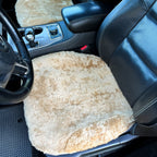 Beige Sheepskin Front Seat Covers – 100% Natural Universal Fit