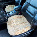 Beige Sheepskin Front Seat Covers – 100% Natural Universal Fit