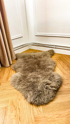 Cappuccino Sheepskin 110×60 cm – Natural Wool Rug