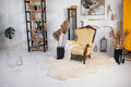 Sheepskin Rug 6-in-1 Eco Tanned Ivory (200×150 cm) – Natural Fur Carpet