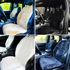 Maxi Sheepskin Car Seat Covers Brown (120×56cm) – Natural Fur Universal Fit