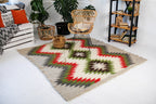 Carpathian Wool Blanket “Original Red” 200×220 cm – Premium Handmade Natural Wool