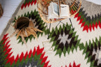 Carpathian Wool Blanket “Original Red” 200×220 cm – Premium Handmade Natural Wool