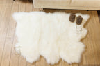 Sheepskin Rug 2-in-1 Wave Design (200×70 cm) – Natural Fur Carpe