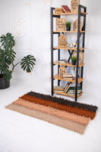 Wool Runner Rug “Palette” 70×150 cm – Handmade Natural Wool