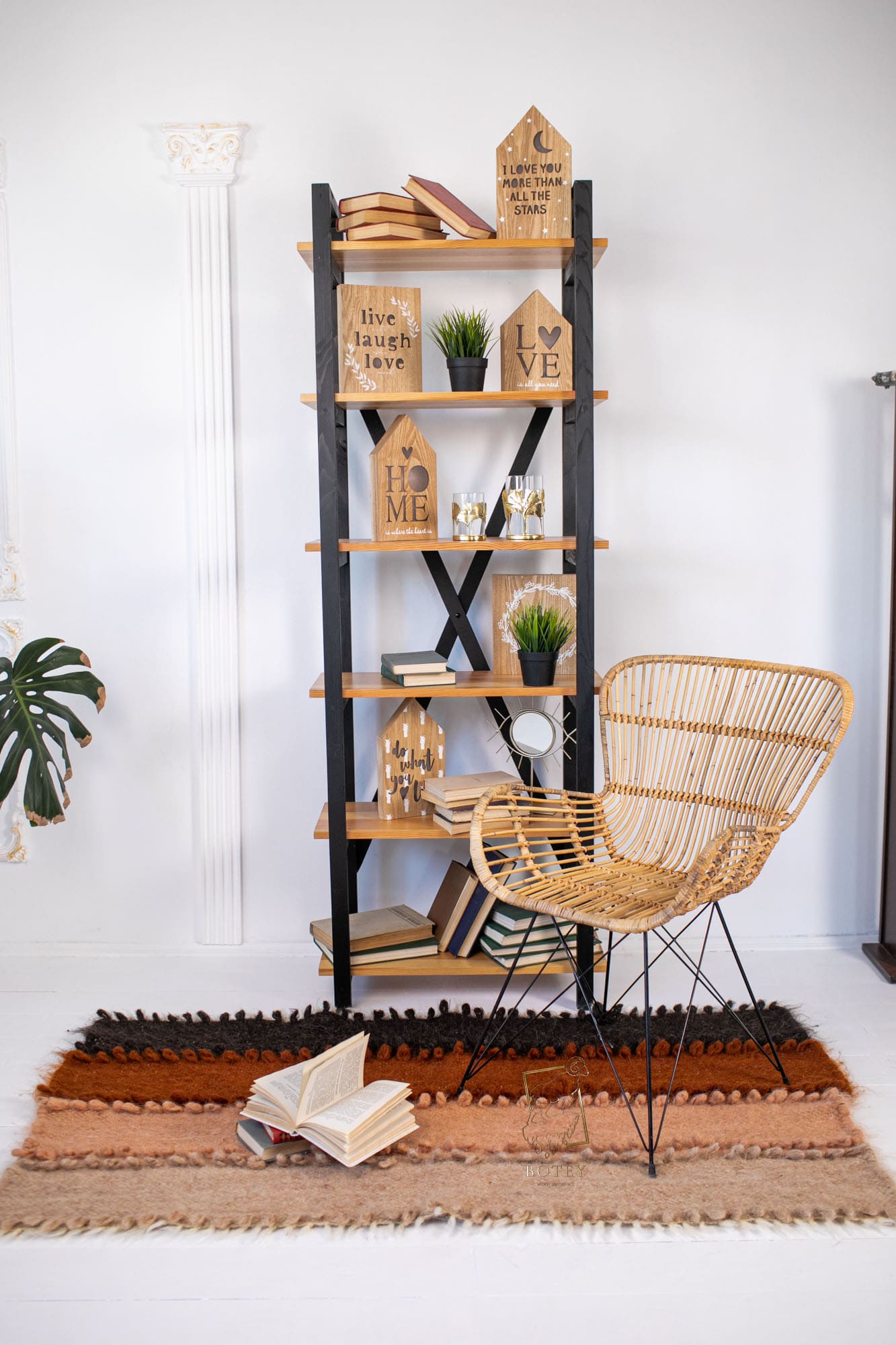 Wool Runner Rug “Palette” 70×150 cm – Handmade Natural Wool