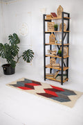 Wool Blanket Throw “Bright” 80×200 cm – Premium Handmade Natural Wool