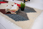 Wool Blanket Throw “Bright” 80×200 cm – Premium Handmade Natural Wool