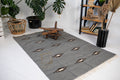 Handmade Hutsul Wool Rug “Starry Sky” – Natural Wool Carpet 200×140 cm