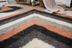 Carpathian Wool Blanket “Myth” 190×220 cm – Premium Handmade Natural Wool