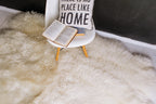 Sheepskin Rug 6-in-1 Ivory (200×150 cm) – Natural Fur Carpet