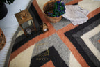 Carpathian Wool Blanket “Myth” 150×200 cm – Premium Handmade Natural Wool