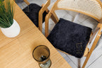 Square Sheared Sheepskin Seat Cover 40×40 cm – Natural Wool Seat Cover