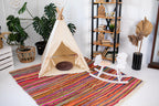 Carpathian Wool Blanket “Vereta” 150×200 cm – Premium Handmade Natural Wool