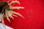 Carpathian Wool Blanket Solid Coral 150×210 cm – Premium Handmade Natural Wool
