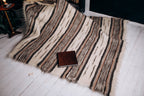 Carpathian Wool Blanket “Birch” 150×200 cm – Premium Handmade Natural Wool