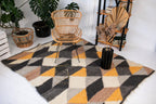 Carpathian Wool Blanket “Modern” 190×220 cm – Premium Handmade Natural Wool