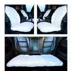 Maxi Sheepskin Car Seat Covers Grey (120×56 cm) – Natural Fur Universal Fit