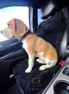 Maxi Sheepskin Car Seat Covers Black (120×60 cm) – Natural Fur Universal Fit