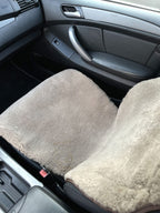 Maxi Sheepskin Car Seat Cover Coffee (120×56 cm) – Natural Fur Universal Fit