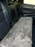 Sheepskin Rear Seat Cover Coffee (130×50 cm) – Natural Fur Universal Fit