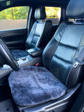 Grey Sheepskin Front Seat Covers – 100% Natural Universal Fit