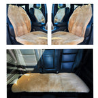 Maxi Sheepskin Car Seat Covers Grey (120×56 cm) – Natural Fur Universal Fit